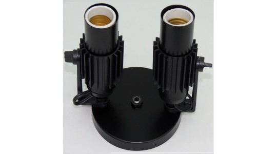 Duplo Spot Aletado - Preto - Auremar
