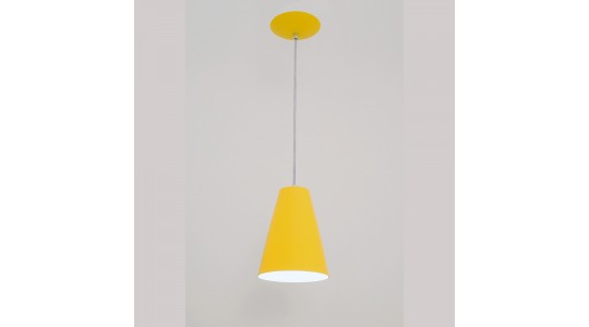 Pendente Cadiz 1L - Amarelo - Auremar