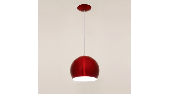 Pendente Barcelona - Verniz Vermelho - Auremar
