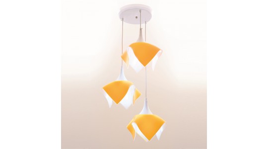 Pendente Triplo Color - Amarelo - Auremar