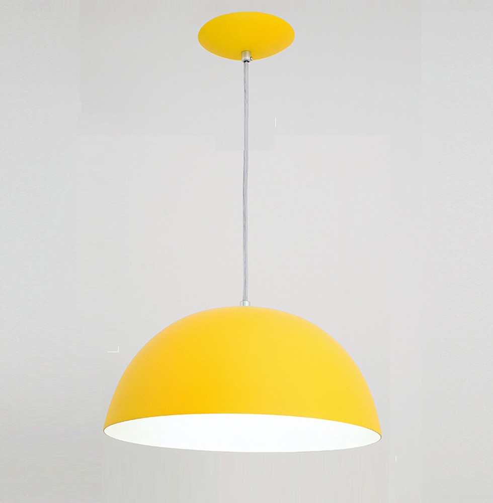 Pendente Bilbao Grande - Amarelo - Auremar