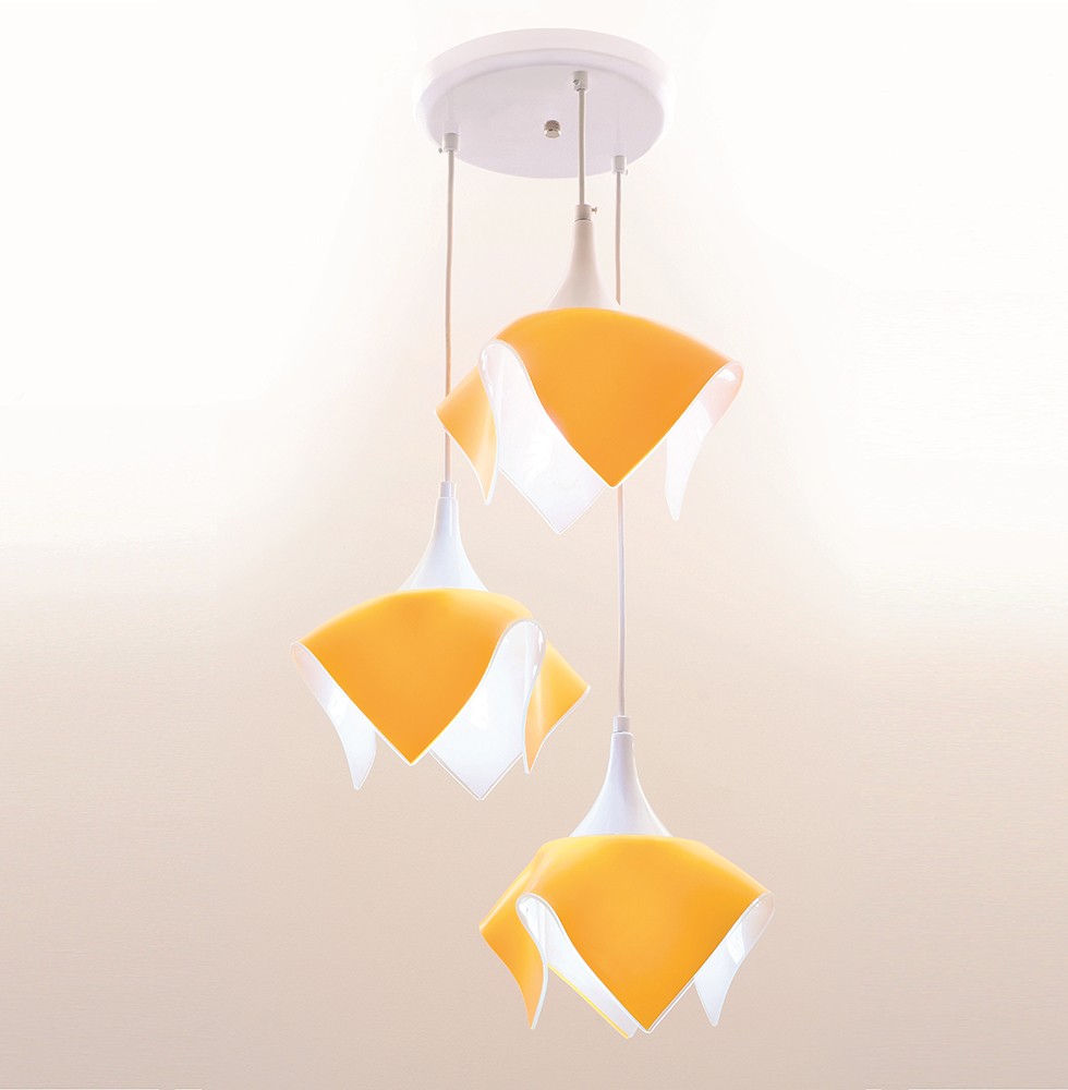 Pendente Triplo Color - Amarelo - Auremar